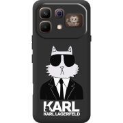 Чорний чохол BoxFace Infinix Note 60 Pro Cat in Black