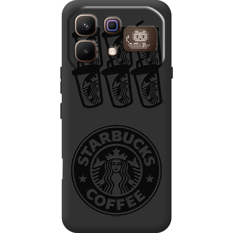 Чорний чохол BoxFace Infinix Note 60 Pro Black Coffee