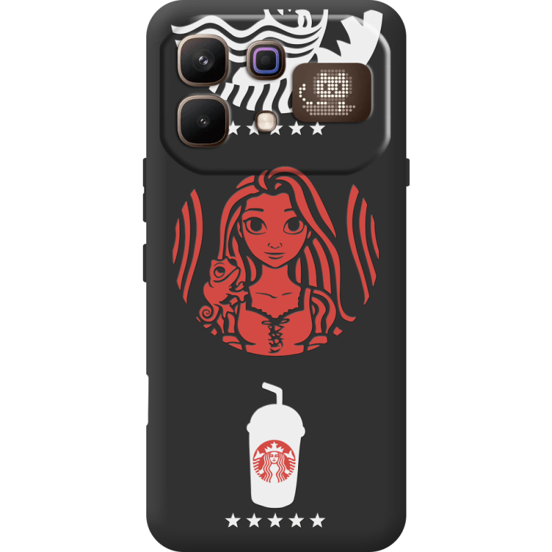 Чорний чохол BoxFace Infinix Note 60 Pro RedWhite Coffee