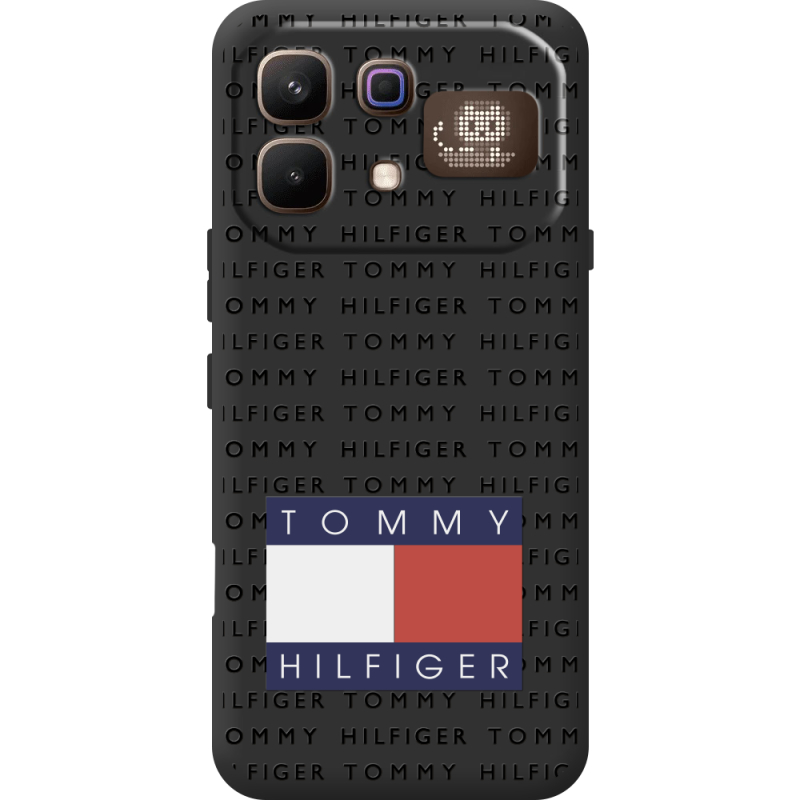 Чорний чохол BoxFace Infinix Note 60 Pro Tommy Print