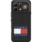 Чорний чохол BoxFace Infinix Note 60 Pro Tommy Print