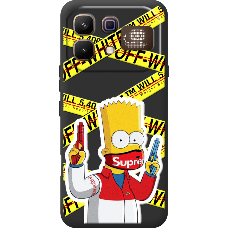 Чорний чохол BoxFace Infinix Note 60 Pro White Bart