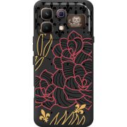 Чорний чохол BoxFace Infinix Note 60 Pro FranceFlowers