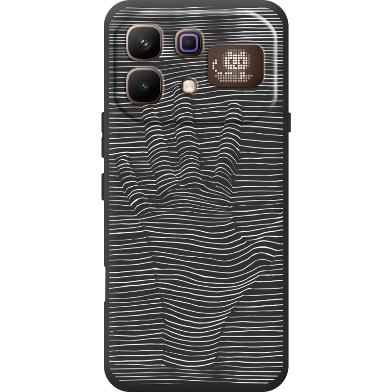 Чорний чохол BoxFace Infinix Note 60 Pro Optical Hand