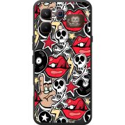 Чорний чохол BoxFace Infinix Note 60 Pro Rock Graffiti