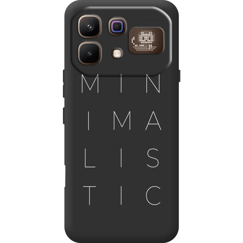 Чорний чохол BoxFace Infinix Note 60 Pro Minimalistic