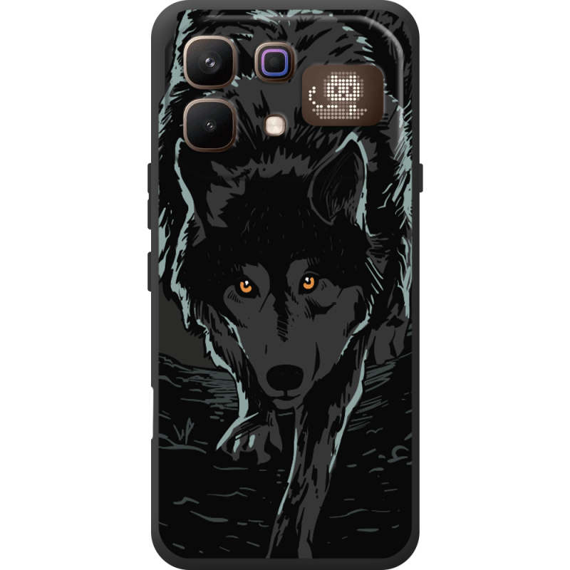 Чорний чохол BoxFace Infinix Note 60 Pro Wolf