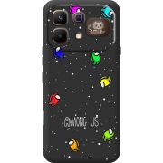Чорний чохол BoxFace Infinix Note 60 Pro Among Us Invisible