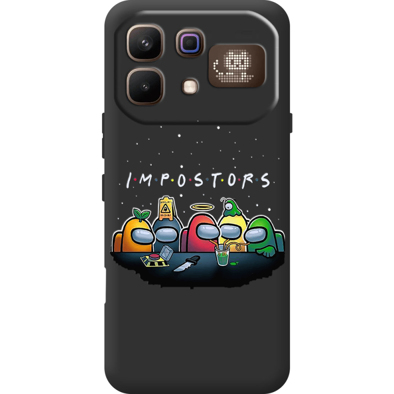 Чорний чохол BoxFace Infinix Note 60 Pro Among Us Impostors
