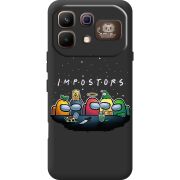 Чорний чохол BoxFace Infinix Note 60 Pro Among Us Impostors