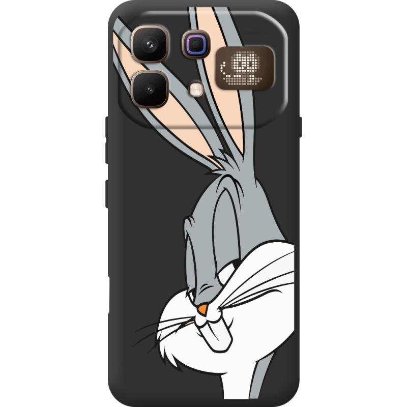 Чорний чохол BoxFace Infinix Note 60 Pro Lucky Rabbit
