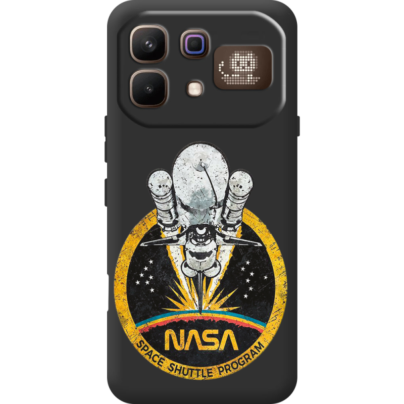 Чорний чохол BoxFace Infinix Note 60 Pro NASA Spaceship