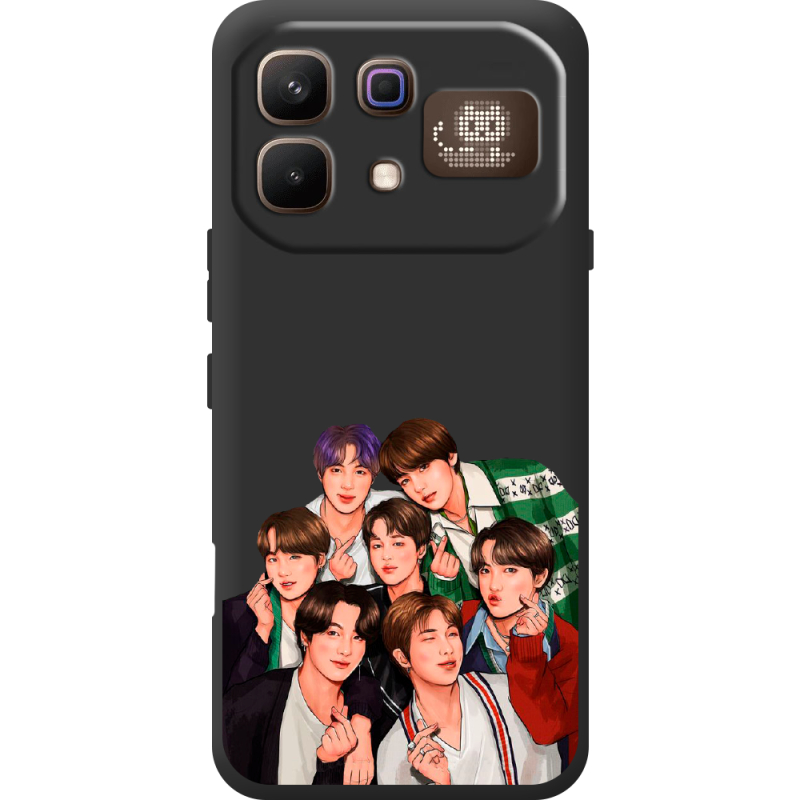 Чорний чохол BoxFace Infinix Note 60 Pro BTS