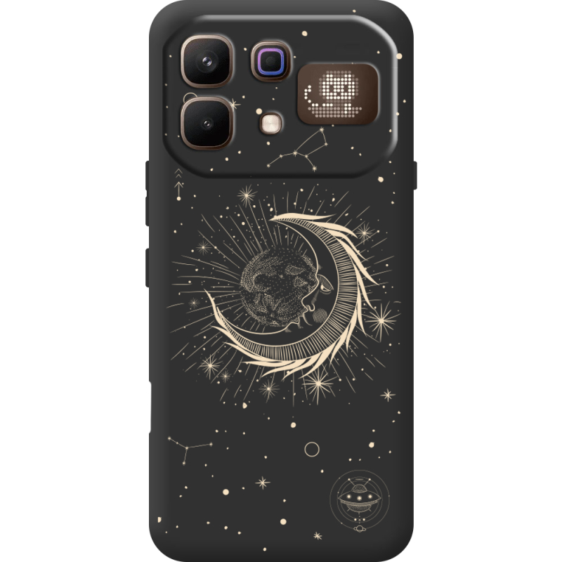 Чорний чохол BoxFace Infinix Note 60 Pro Moon