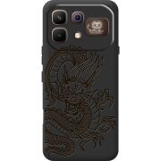 Чорний чохол BoxFace Infinix Note 60 Pro Chinese Dragon