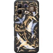 Чорний чохол BoxFace Infinix Note 60 Pro Ластівки