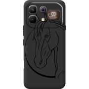 Чорний чохол BoxFace Infinix Note 60 Pro Horse