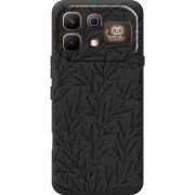 Чорний чохол BoxFace Infinix Note 60 Pro Leaves