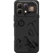 Чорний чохол BoxFace Infinix Note 60 Pro Mountains