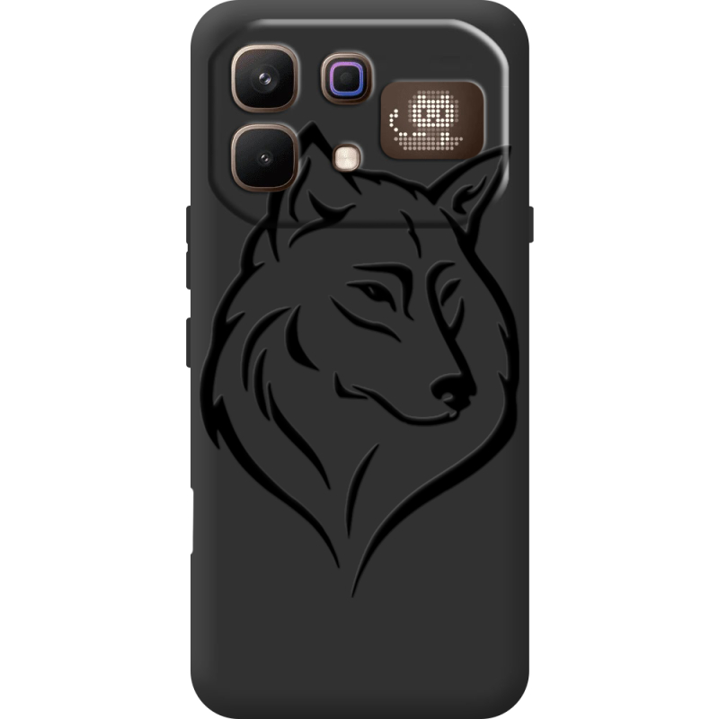 Чорний чохол BoxFace Infinix Note 60 Pro Wolf