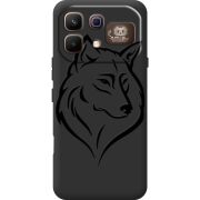 Чорний чохол BoxFace Infinix Note 60 Pro Wolf