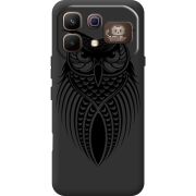 Чорний чохол BoxFace Infinix Note 60 Pro Owl