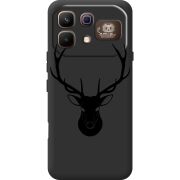Чорний чохол BoxFace Infinix Note 60 Pro Deer