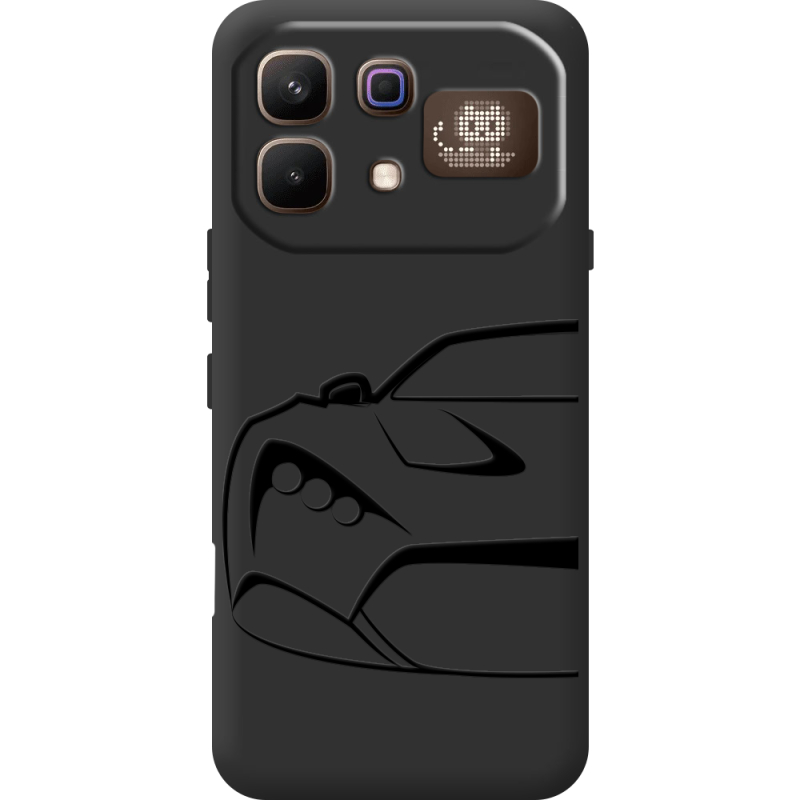 Чорний чохол BoxFace Infinix Note 60 Pro Sportcar