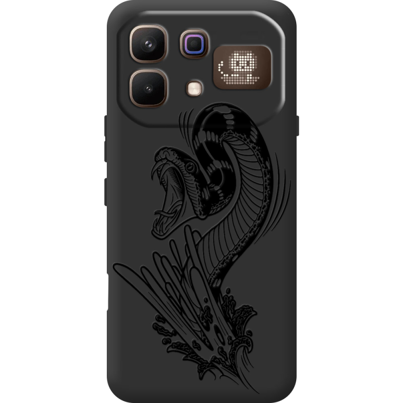 Чорний чохол BoxFace Infinix Note 60 Pro Snake