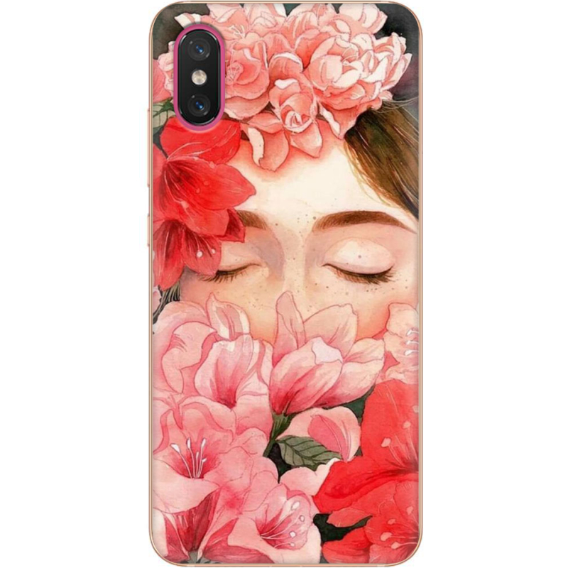 Чехол Uprint Xiaomi Mi 8 Pro Girl in Flowers