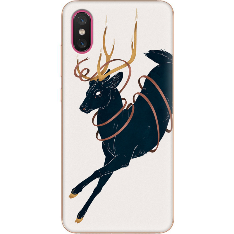 Чехол Uprint Xiaomi Mi 8 Pro Black Deer