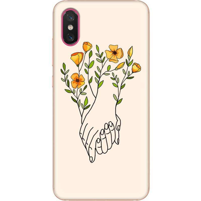 Чехол Uprint Xiaomi Mi 8 Pro Flower Hands