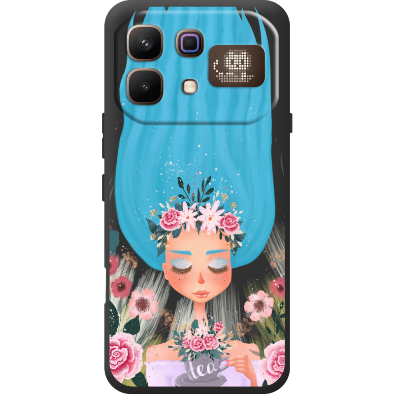Прозорий чохол BoxFace Infinix Note 60 Pro Blue Hair