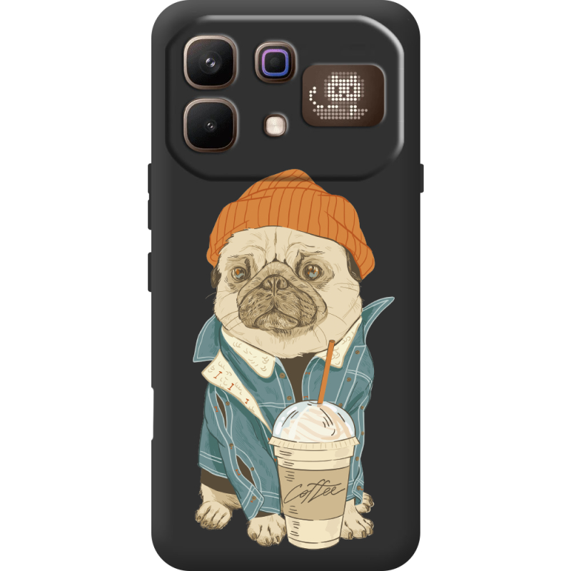 Прозорий чохол BoxFace Infinix Note 60 Pro Dog Coffeeman
