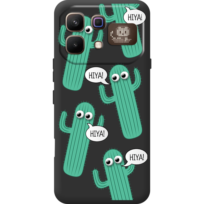 Прозорий чохол BoxFace Infinix Note 60 Pro с 3D-глазками HIYA