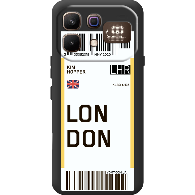 Прозорий чохол BoxFace Infinix Note 60 Pro Ticket London