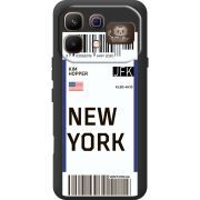 Прозорий чохол BoxFace Infinix Note 60 Pro Ticket New York