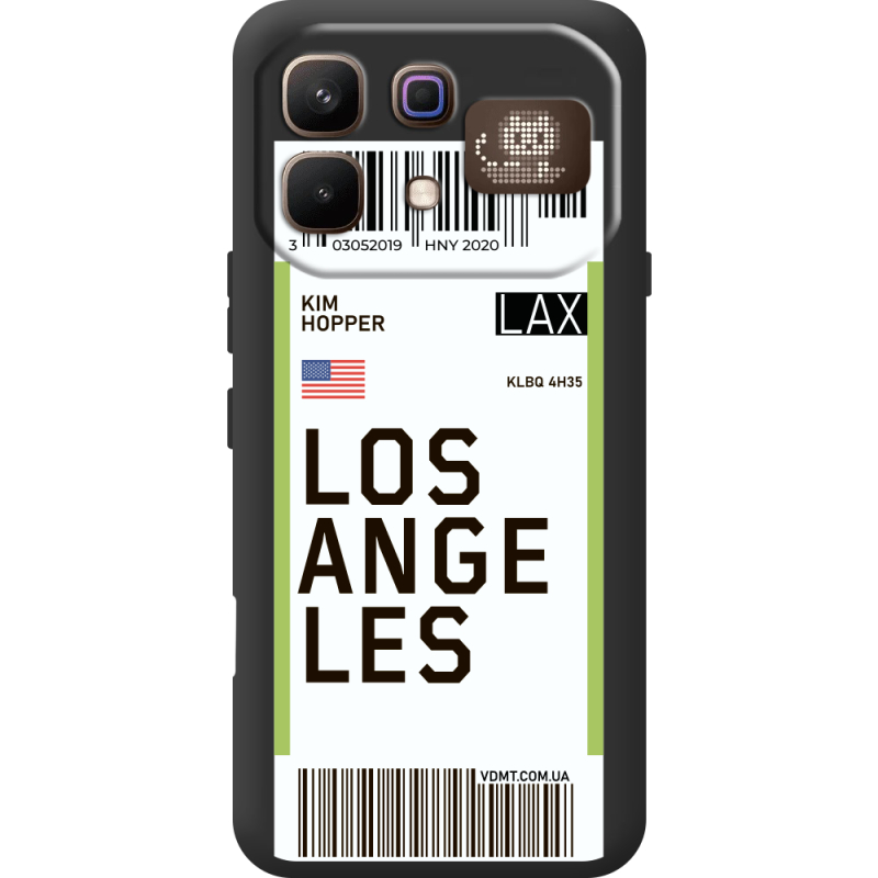 Прозорий чохол BoxFace Infinix Note 60 Pro Ticket Los Angeles