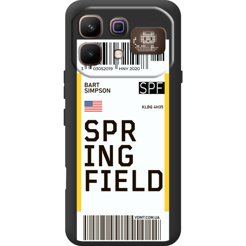 Прозорий чохол BoxFace Infinix Note 60 Pro Ticket Springfield