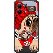 Прозорий чохол BoxFace Infinix Note 60 Pro Winter Puggy