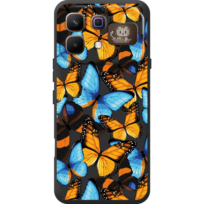 Прозорий чохол BoxFace Infinix Note 60 Pro Butterfly Morpho