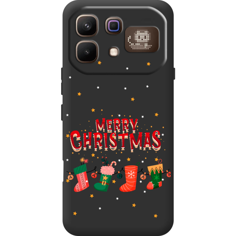 Прозорий чохол BoxFace Infinix Note 60 Pro Merry Christmas