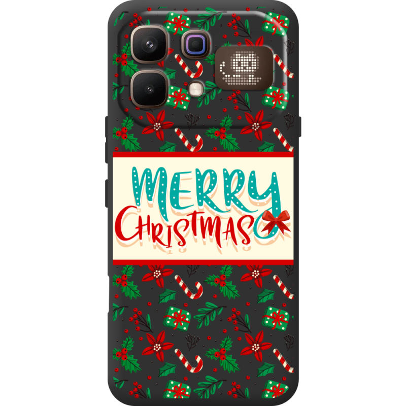 Прозорий чохол BoxFace Infinix Note 60 Pro Vintage Christmas Pattern