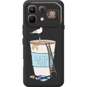 Прозорий чохол BoxFace Infinix Note 60 Pro Segull in Cofee Pool