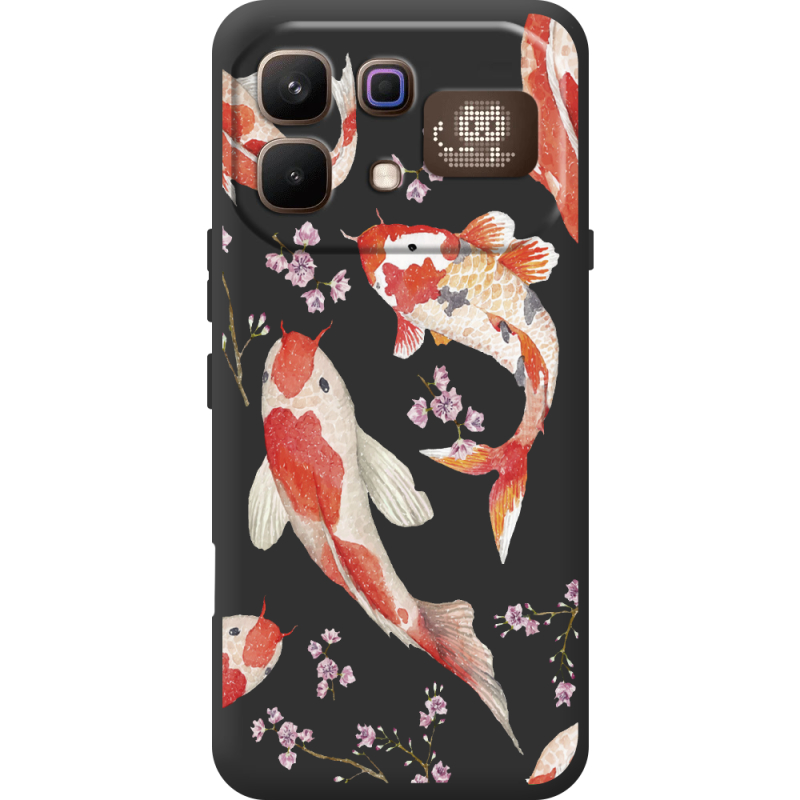 Прозорий чохол BoxFace Infinix Note 60 Pro Japanese Koi Fish