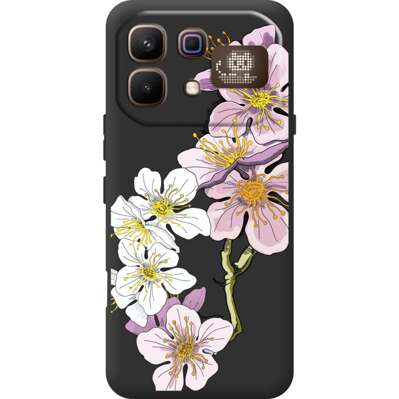 Прозорий чохол BoxFace Infinix Note 60 Pro Cherry Blossom