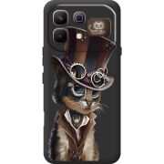 Прозорий чохол BoxFace Infinix Note 60 Pro Steampunk Cat