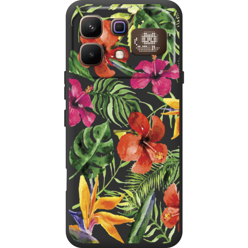 Прозорий чохол BoxFace Infinix Note 60 Pro Tropical Flowers