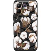 Прозорий чохол BoxFace Infinix Note 60 Pro Cotton flowers