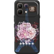 Чохол зі стразами Infinix Note 60 Pro Eiffel Tower
